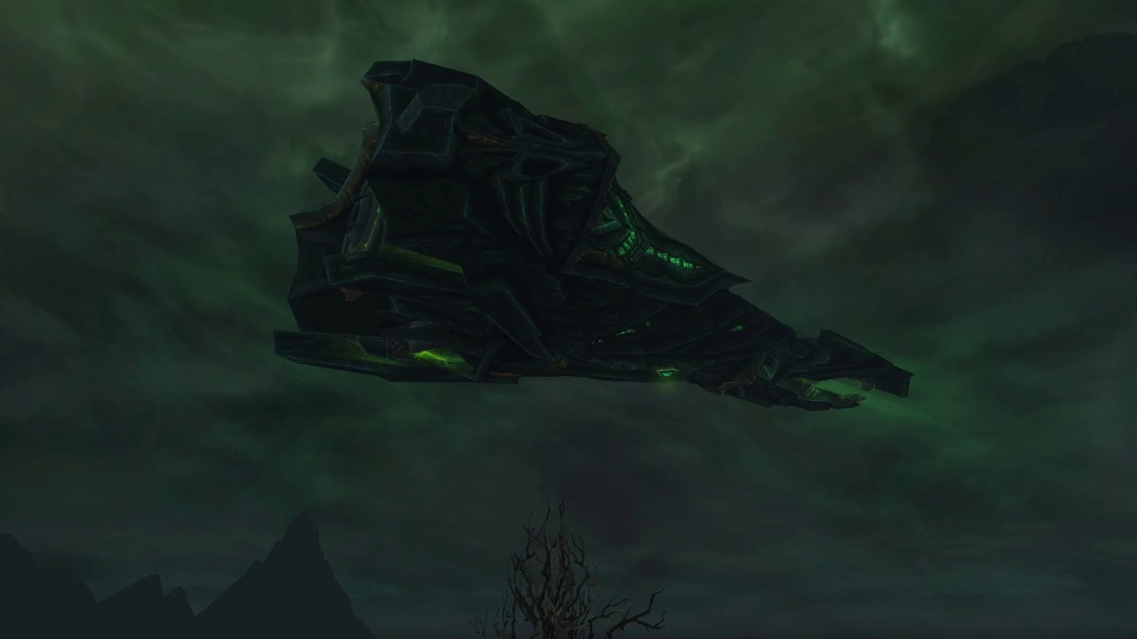 The Legion Ship Sentinax - WOW Patch 7.2